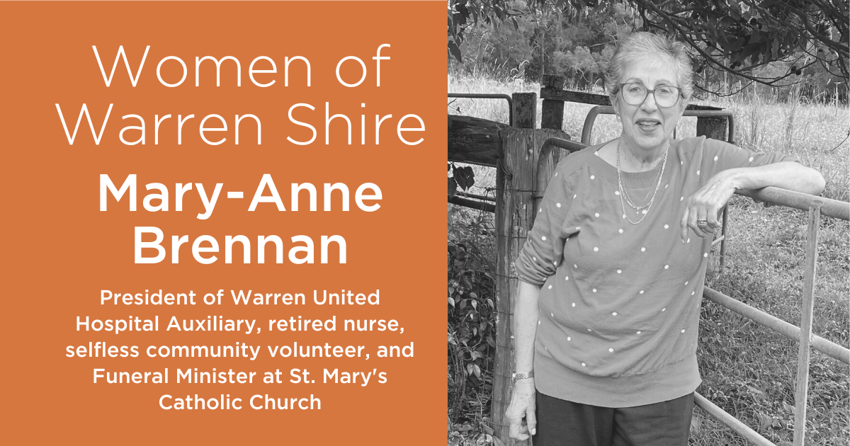 Women of Warren Shire - Mary-Anne Brennan - Post Image